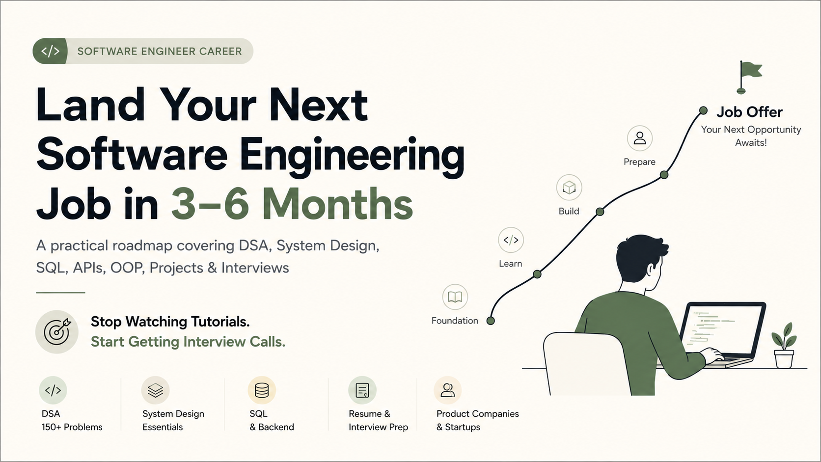 What You Should Learn to Switch Jobs as a Software Engineer (3–6 Month Plan)
